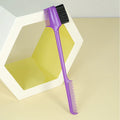 Double-Sided Hair Dye Brush & Comb Set – Salon & Home Hair Color Applicator Oasis Select SZ46-purple