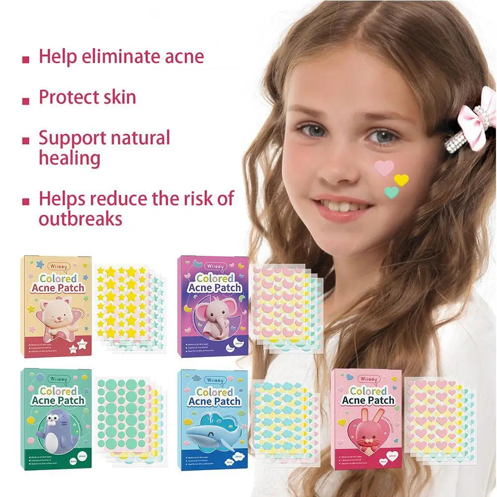 Cute Bunny Acne Pimple Patches – 144pc Invisible Spot Cover Acne Pimple Patches Oasis Select