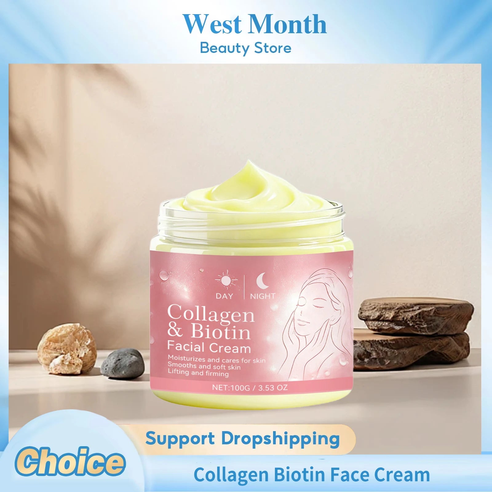 Hydrating Day Cream Nourishing Firming Reduce Wrinkles Glowing Repair Soothing Fade Fine Lines Brightening Smoothing Night Cream Oasis Select