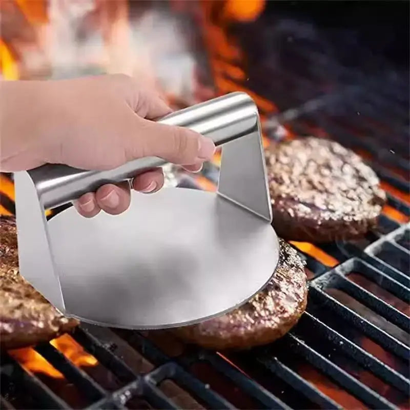 Hamburger Press Maker Stainless Steel Non-Stick Circular Square Burger Kitchen Tool Meat Press Oasis Select