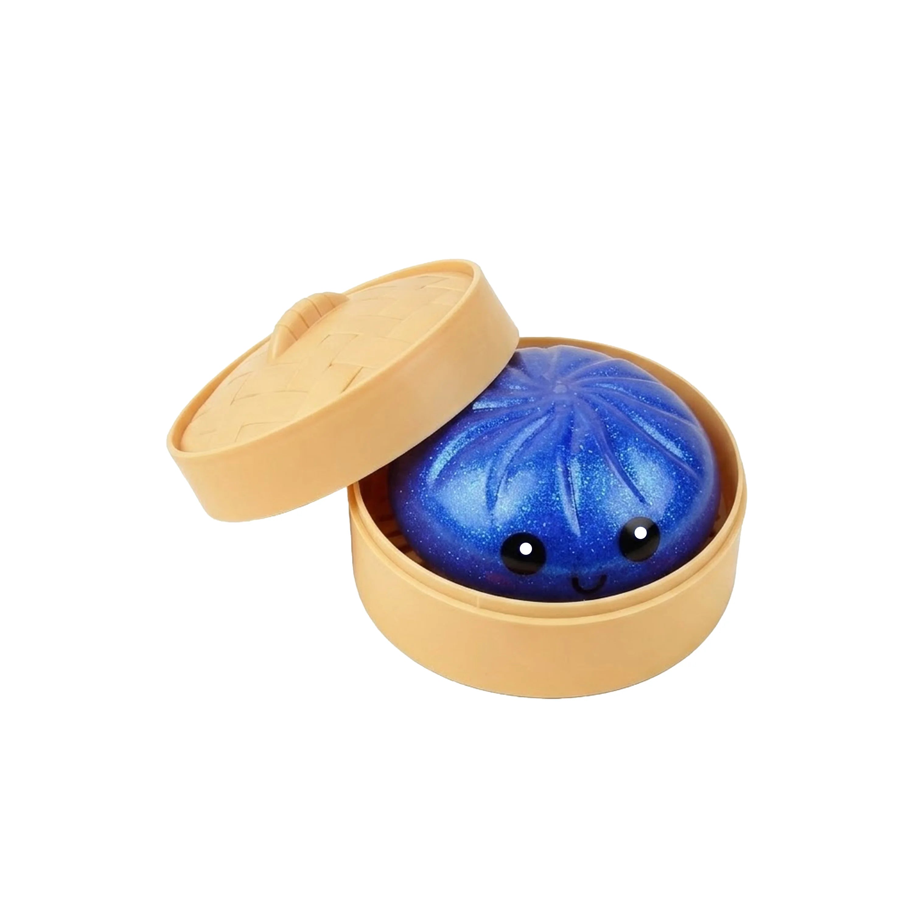 Colorful Crystal Steamed Bun Squeeze Toy Reusable Fun Stress-Relief Slow Rebound Flash Dumpling Desktop Decoration Party Gifts Oasis Select B06
