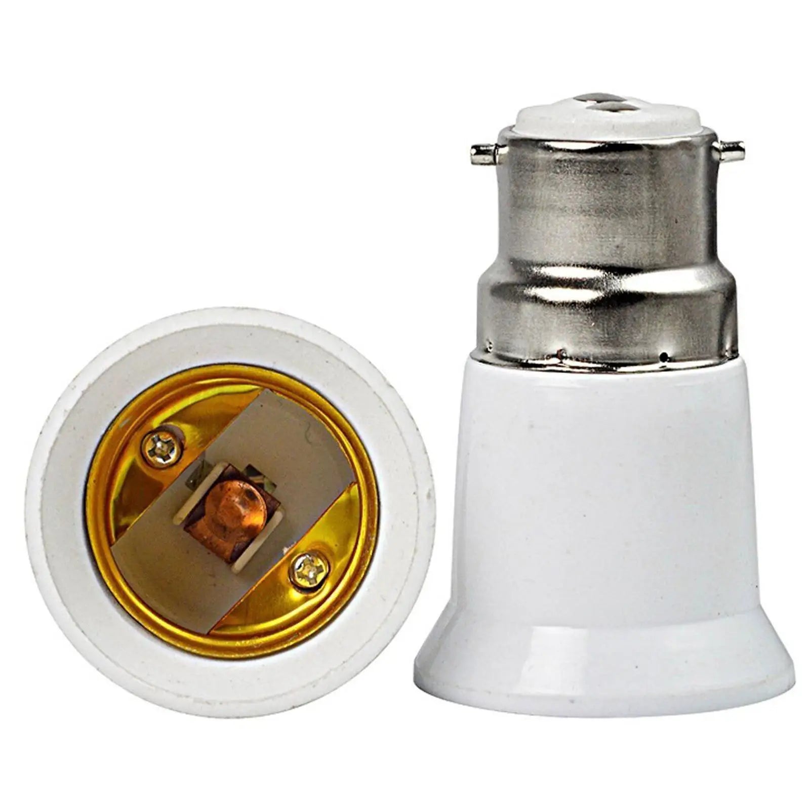 B22 to E27 Lamp Holder Converter holder Bayonet to Screw Lamp Light Socket Bulb Base Spliter Extension Adapter LED Corn Bulb Oasis Select
