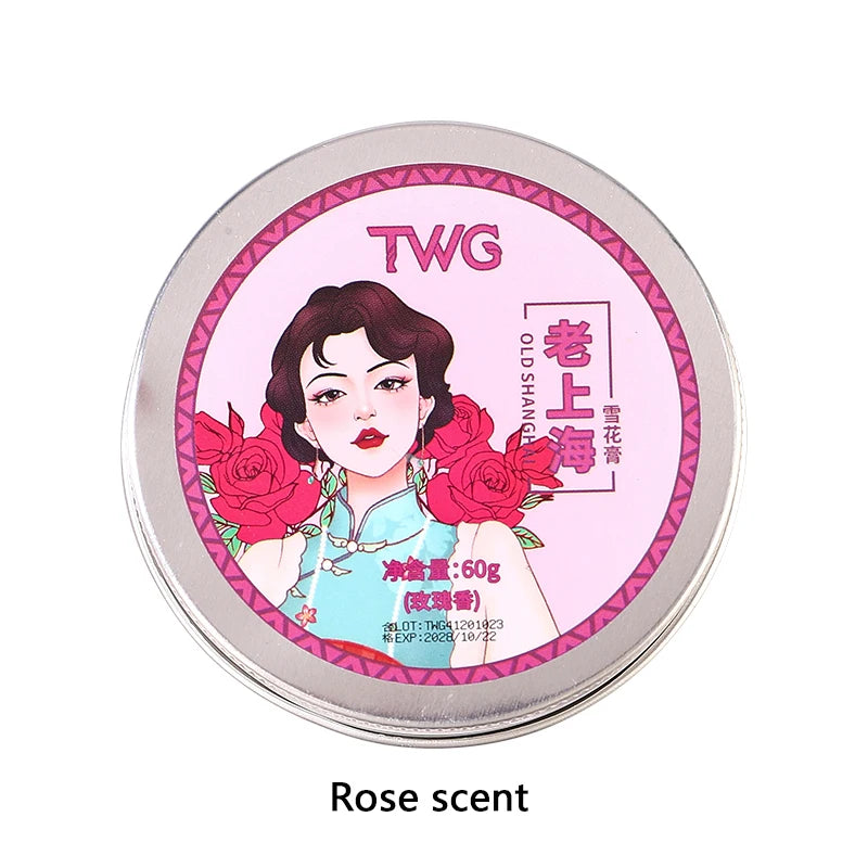 Snow Cream – Lightweight Long-Lasting Moisturizer for Women Face Moisturizer Cream Oasis Select Rose scent