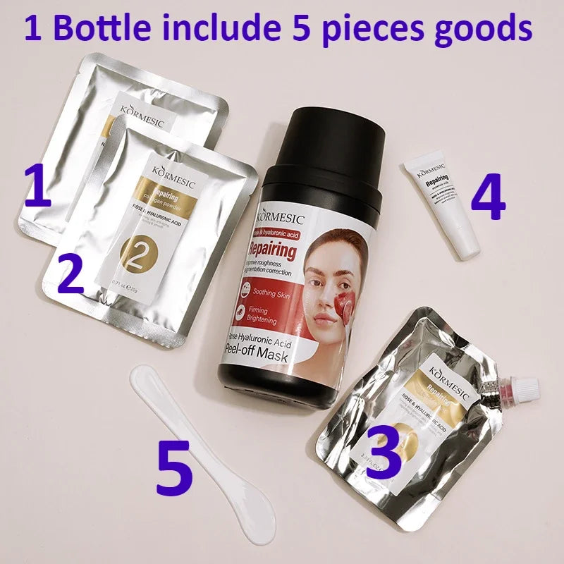 Rose Hyaluronic Acid Peel-Off Facial Mask – Anti-Aging & Hydration Peel-Off Face Mask Oasis Select