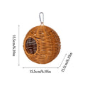 Spherical Parrot Hanging Nest – Bird Sleeping & Breeding House Bird Hanging Nest Oasis Select As shown One Size