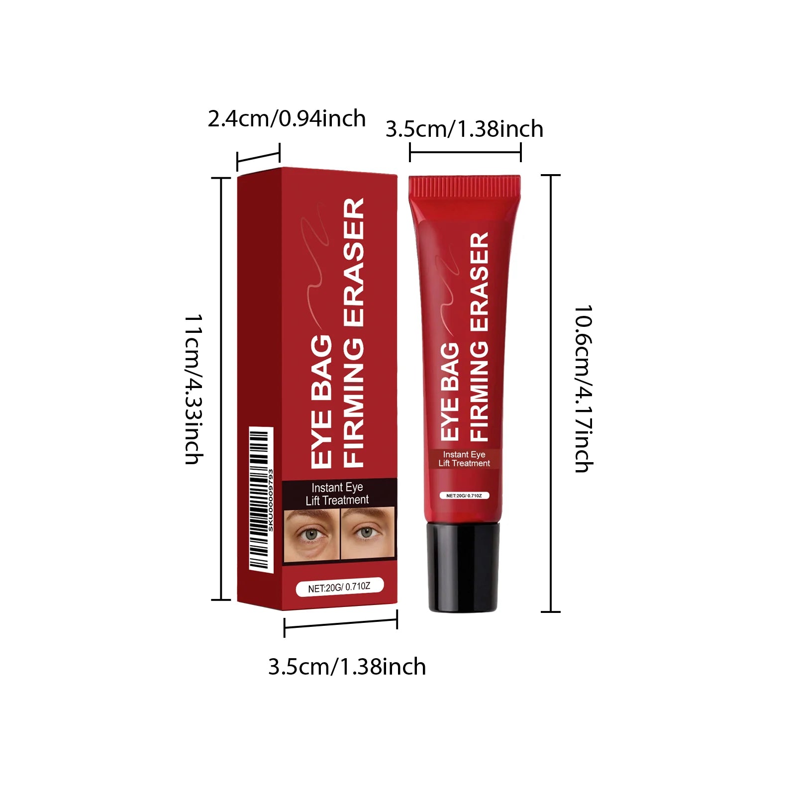Hoygi Retinol Eye Cream – Dark Circles, Bags & Anti-Aging Retinol Eye Cream Oasis Select