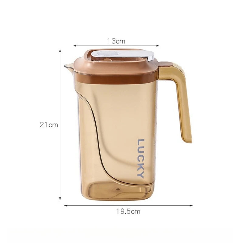 2200ML Water Juice JUG Pitcher ABS Transparent Bottle for Storing Fresh Juices and Drinks for Kitchen Fridge Drink Storage Pot Oasis Select