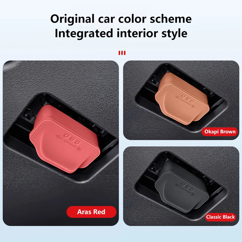 Vehicular OBD Diagnostic Connection Armor; Silica Dust Barrier Casing; Inside Ornamental Accessories Transformation Oasis Select