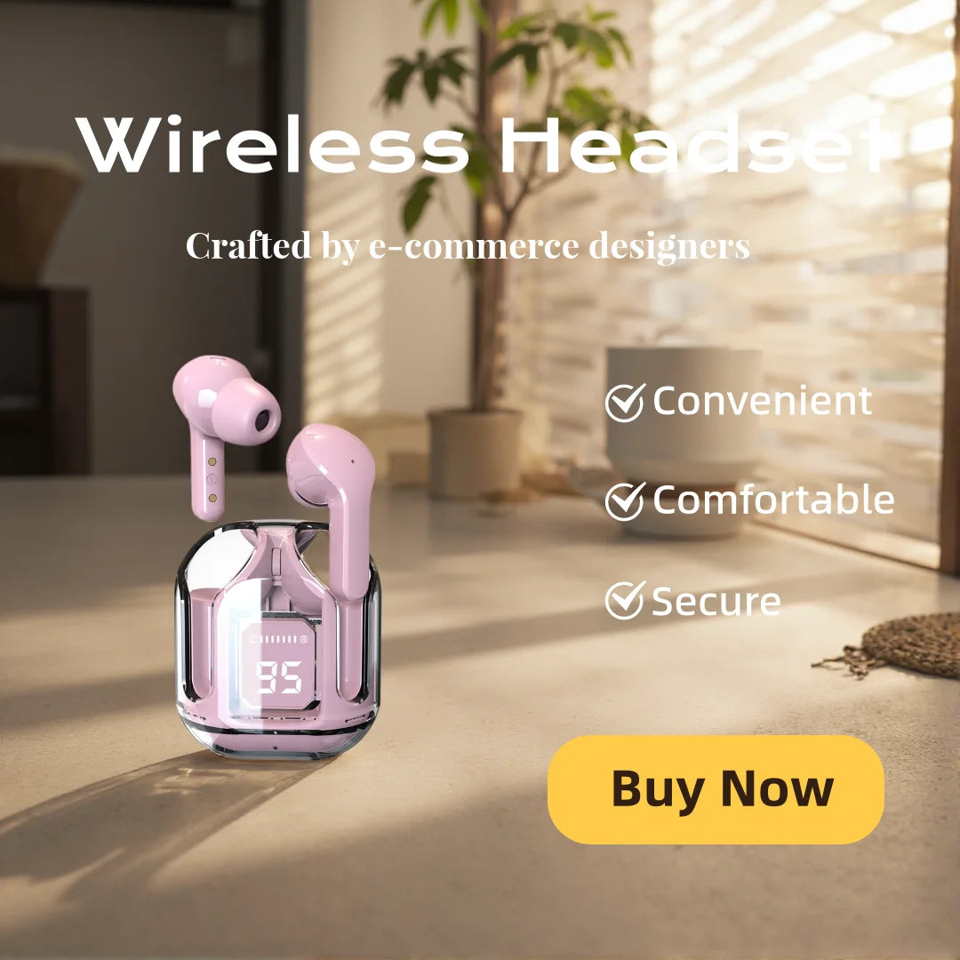 Mini Bluetooth Earphones Wireless In-Ear Headsets with Microphone for Sports And Running Headphones Game Oasis Select Pink