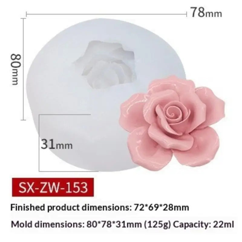 Non-Stick Flower Rice Cake Silicone Mold Flower Shape Mold For Mooncake Mung Bean Cake Dessert DIY Baking Tool Oasis Select G