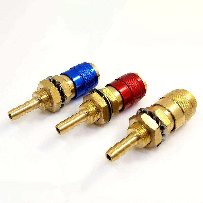 Wholesale Cooled Gas Adapter Connector Clamp Welding Machine Quick Fitting Female Male Water MIG TIG Welding Torch Tools Welder Oasis Select