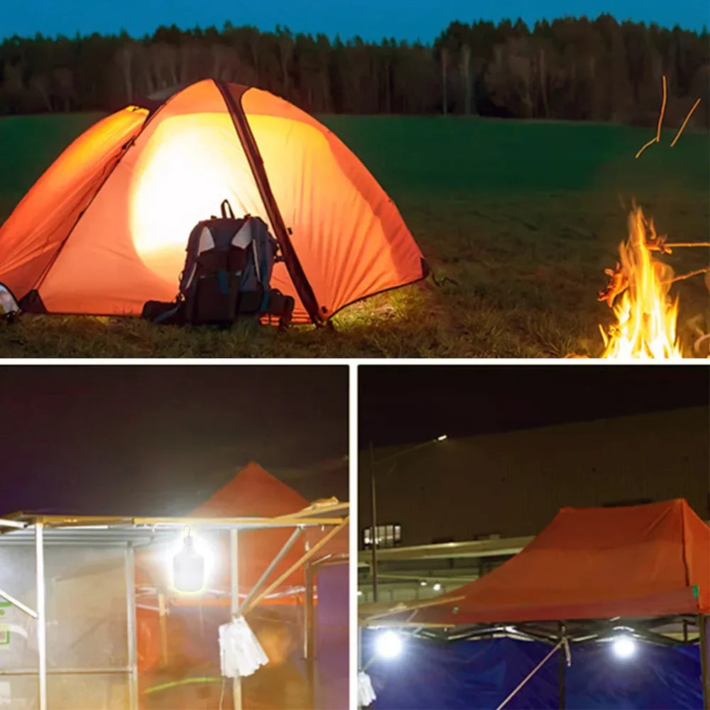 USB Rechargeable LED Camping Lantern | Hanging Tent Light