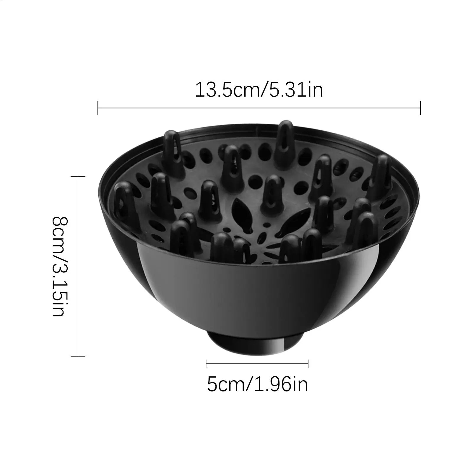 Blow Dryer Comb Attachment Universal Traditional Lightweight Nozzle Hair Dryer Comb Attachment for Salon Home Styling Dressing Oasis Select