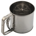Stainless Steel Flour Sifter Large Baking Sieve Cup For Powdered Sugar Oasis Select Silver NONE