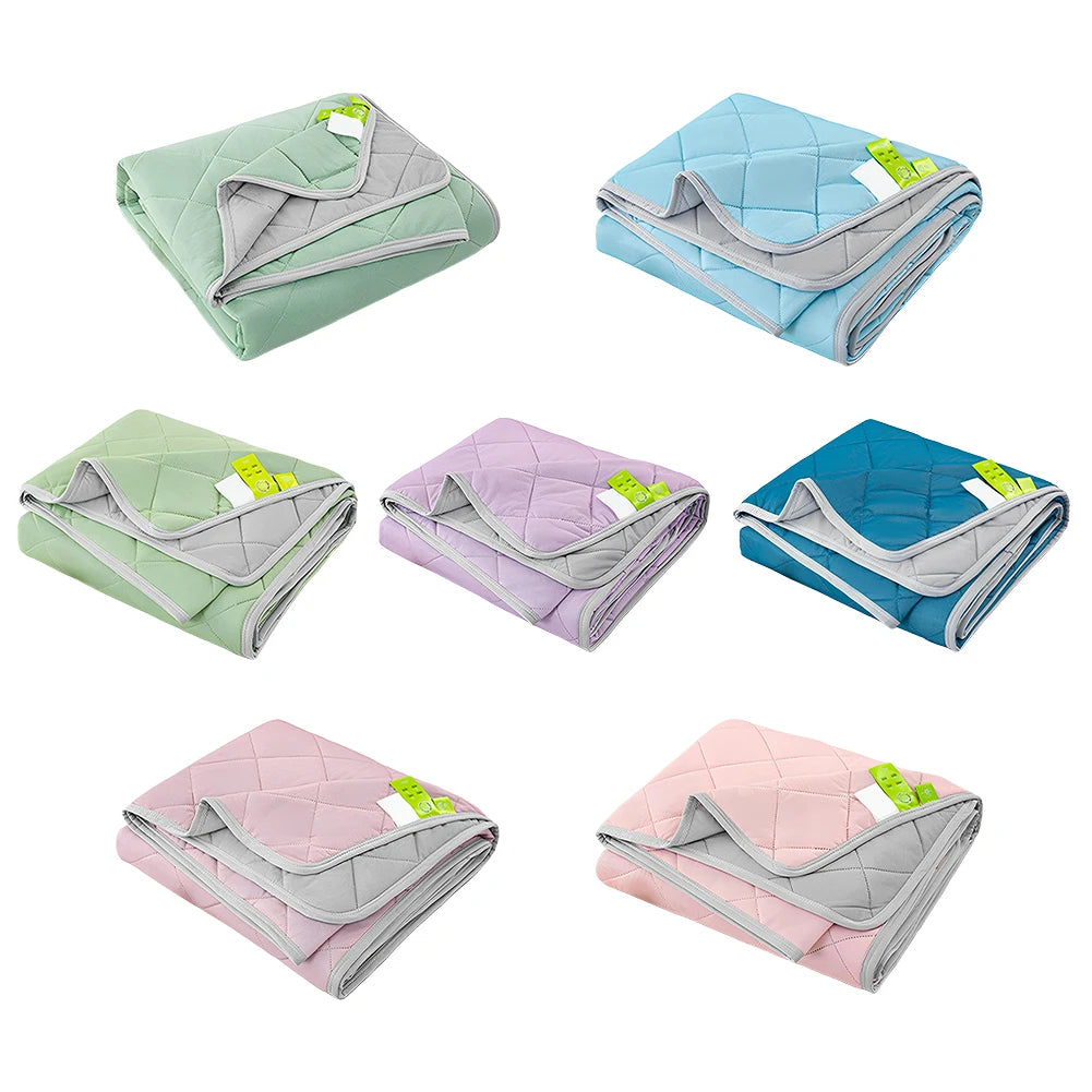 Summer Cooling Blanket Air Condition Comforter Cold Feeling Quilt Washable Lightweight Cold Feeling Quil for Bedroom Living Room Oasis Select