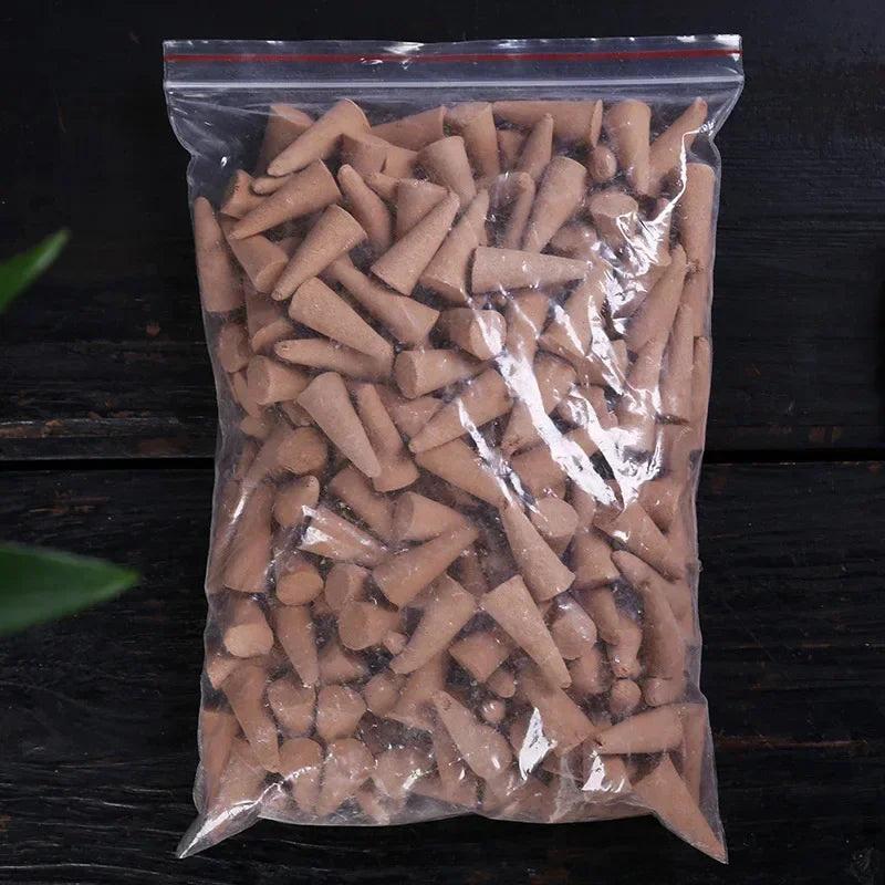 Mix Incense Cones Rose Jasmine Lavender Aroma Cones Smoke Odor Fragrance Incenso Cone Meditation Relaxation Aromatherapy Oasis Select sandalwood 180pcs