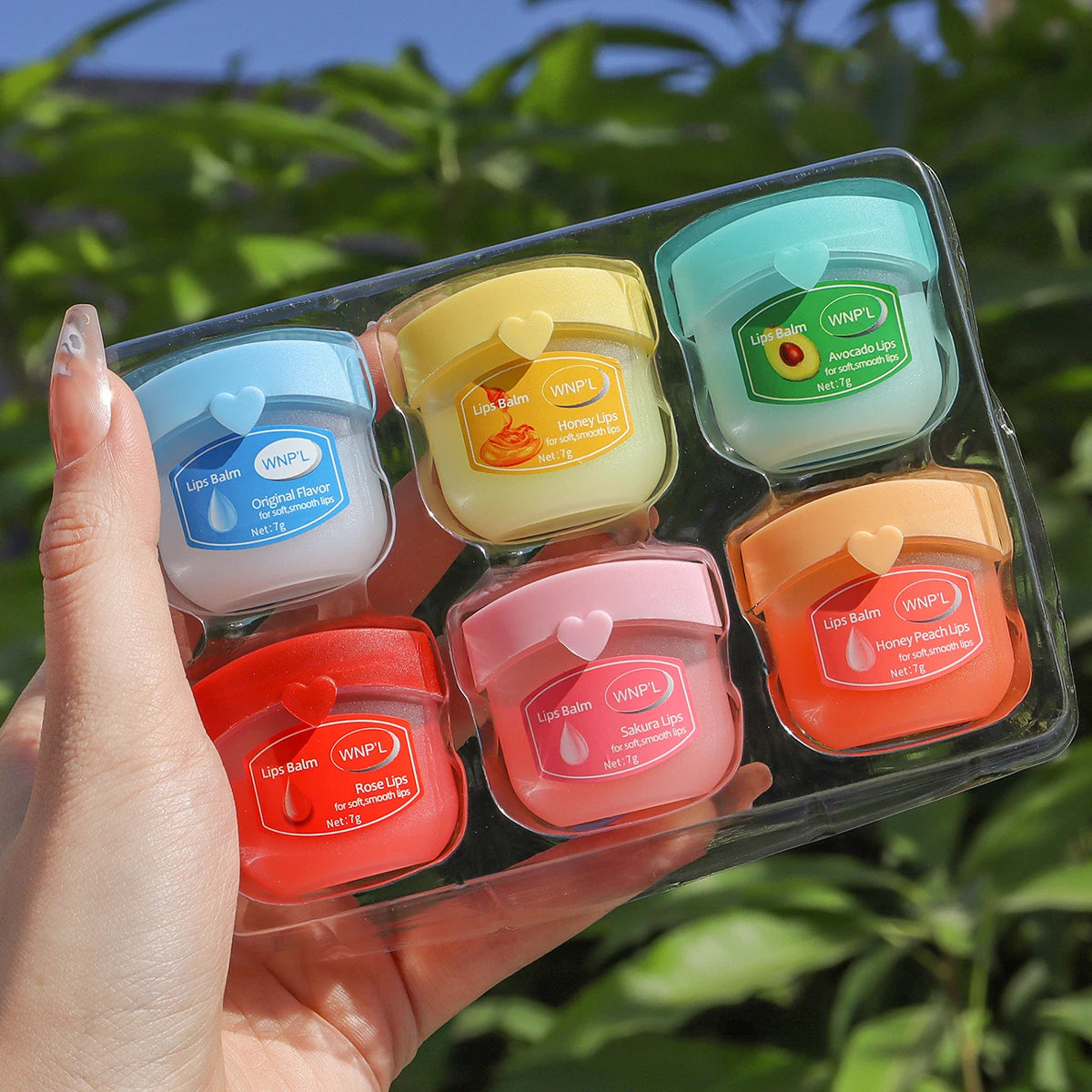 6-Piece Moisturizing Lip Mask Set – Hydrating Lip Care Gift Lip Mask Set Oasis Select