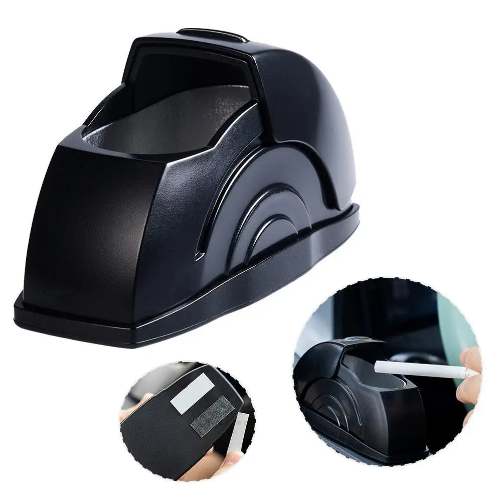 Car Door Ashtray with Lid – Smokeless Portable Auto Ash Tray Car Door Ashtray Oasis Select