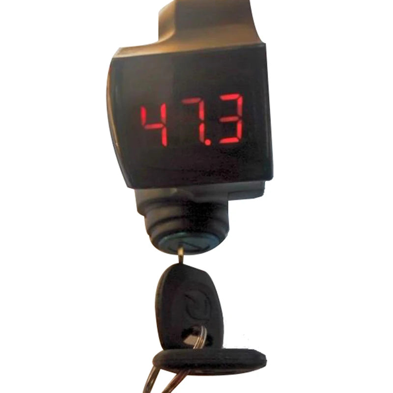 Electric Bicycle Thumb Throttle Voltmeter Digital Voltage Display Switch Power With Key Lock E-Bike Finger Thumb Throttle Oasis Select