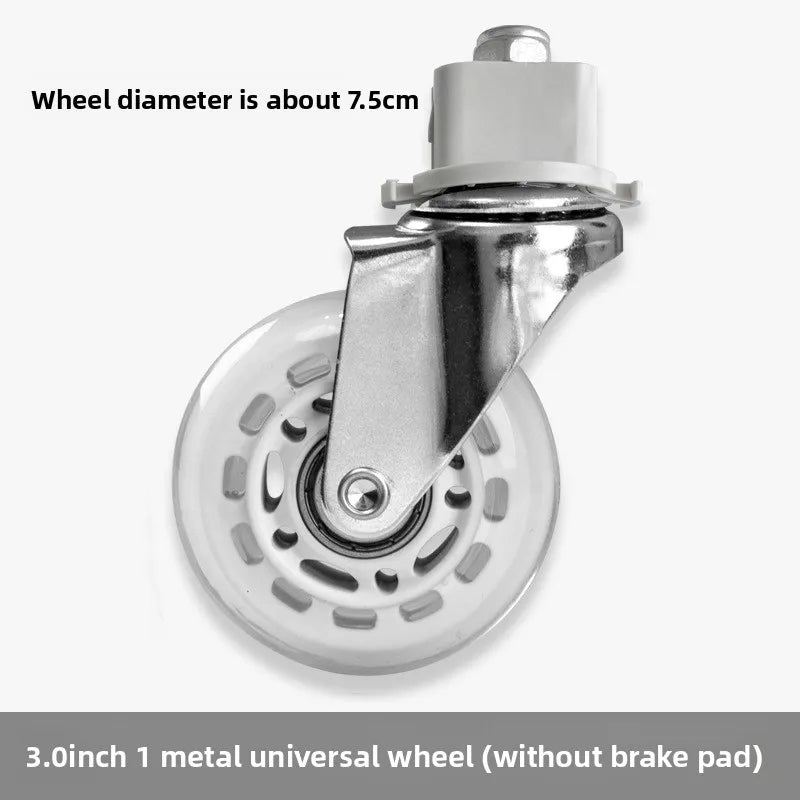 2inch Universal Mute Office Chair Wheel Caster Heavy Duty Swivel Castor Replace Furniture Wheels Roller Rubber Brake DIY Oasis Select I