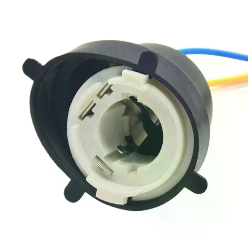 New BA20D Motorbike Headlight Socket Lamp Bulb Connector Base Adapter Fit For REX RS 400 450 500 Oasis Select