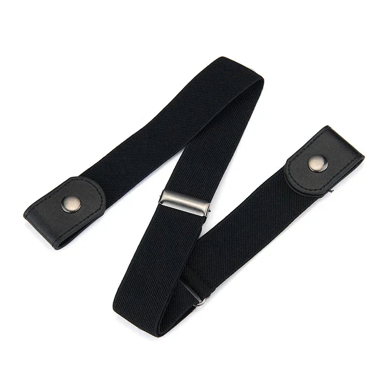 Buckle-Free Belts for Women Men Jean Pants Dress No Buckle Adjustable Stretch Elastic Waist Band Invisible Belt DropShipping Oasis Select