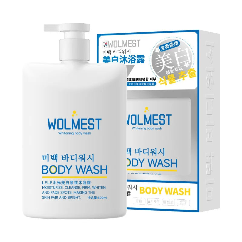 500ml Whitening Firming Bath Shower Gels Cleansing Soothing Body Wash with Long Lasting Fragrant Smooth and Anti Acne Skin Oasis Select Whitening 500ml