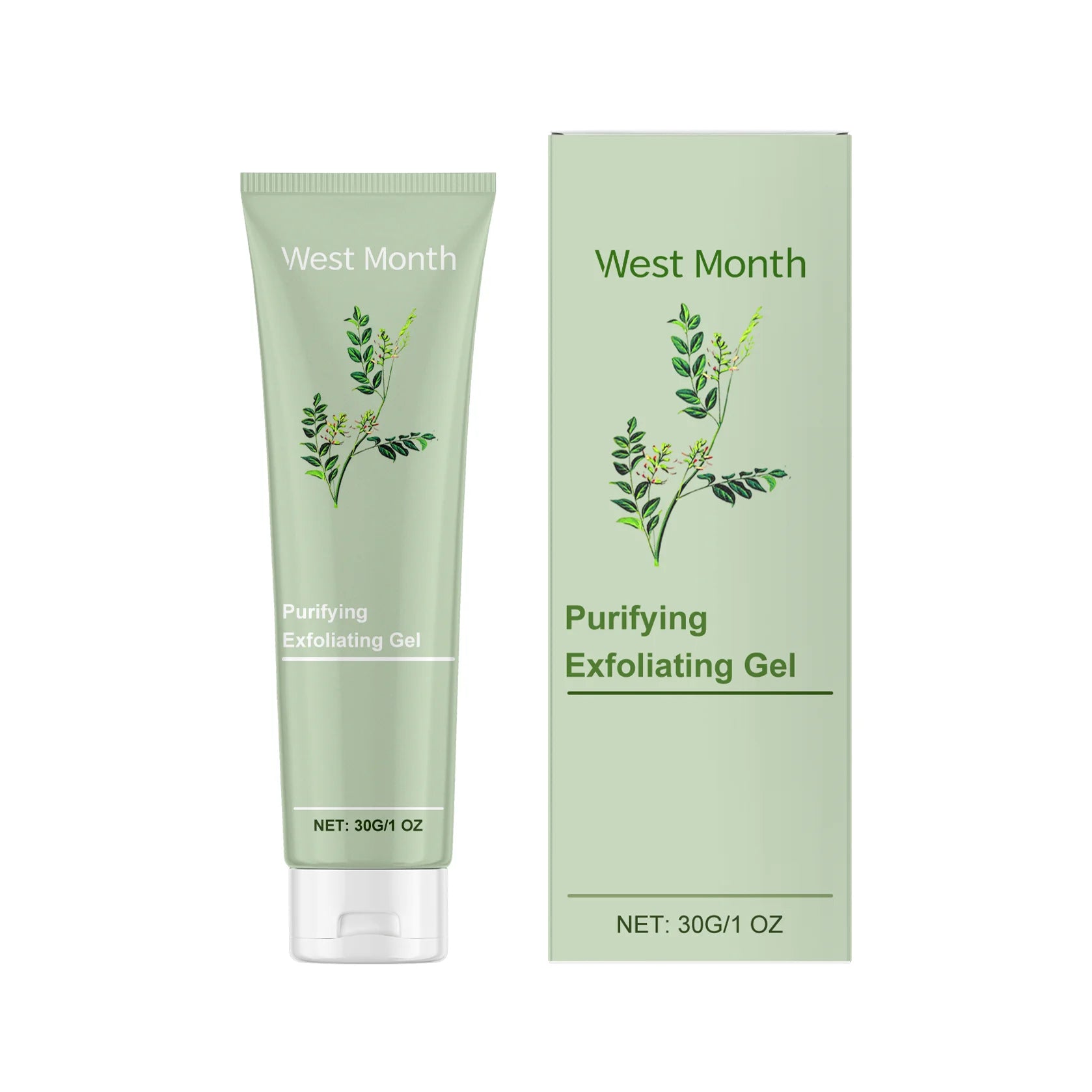 Purify Exfoliating Gel To Improve Dullness, Dryness, Deep Cleansing Pores, Brightening and Firming Oasis Select A 30g