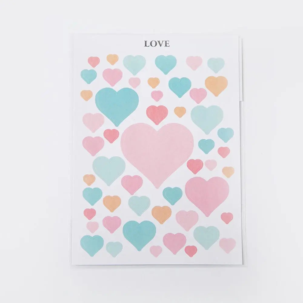 Gift Self-adhesive DIY Diary School Supplies Decorative Decals Label Stickers Diary Scrapbooking Stickers Stationery Stickers Oasis Select -12