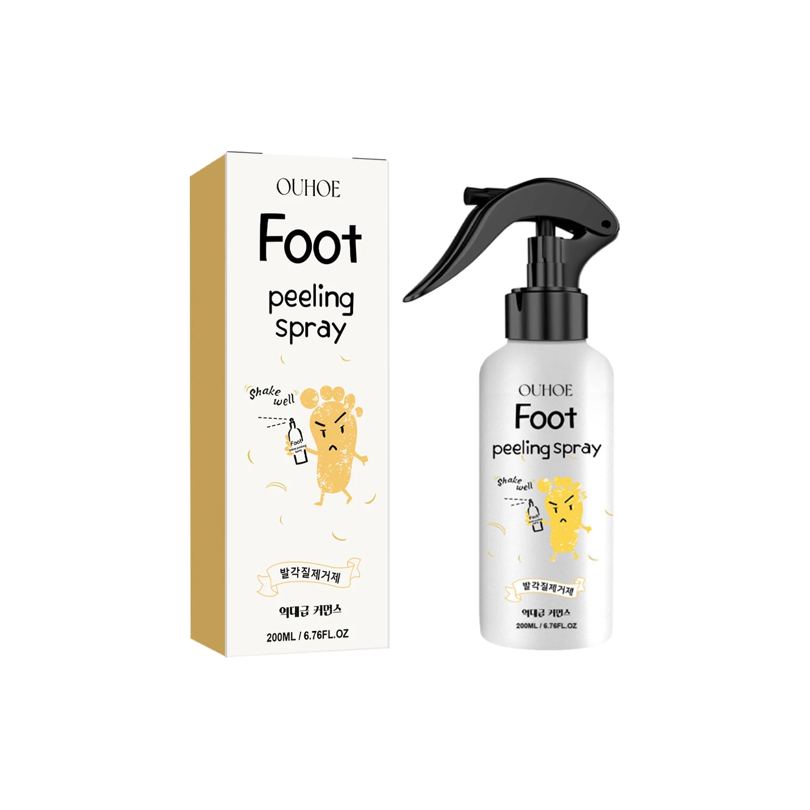 Foot Callus Remover Spray Quickly Soften Calluses Exfoliation Dry Feet Skin Hydrating clean Dead repair Skin cuticles Foot Care Oasis Select 200ml boxed