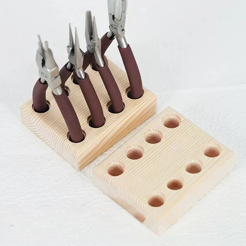 Wooden Organizer for Pliers And Wire Cutters Gift-worthy Craft Lovers Storage for Home Garden Oasis Select