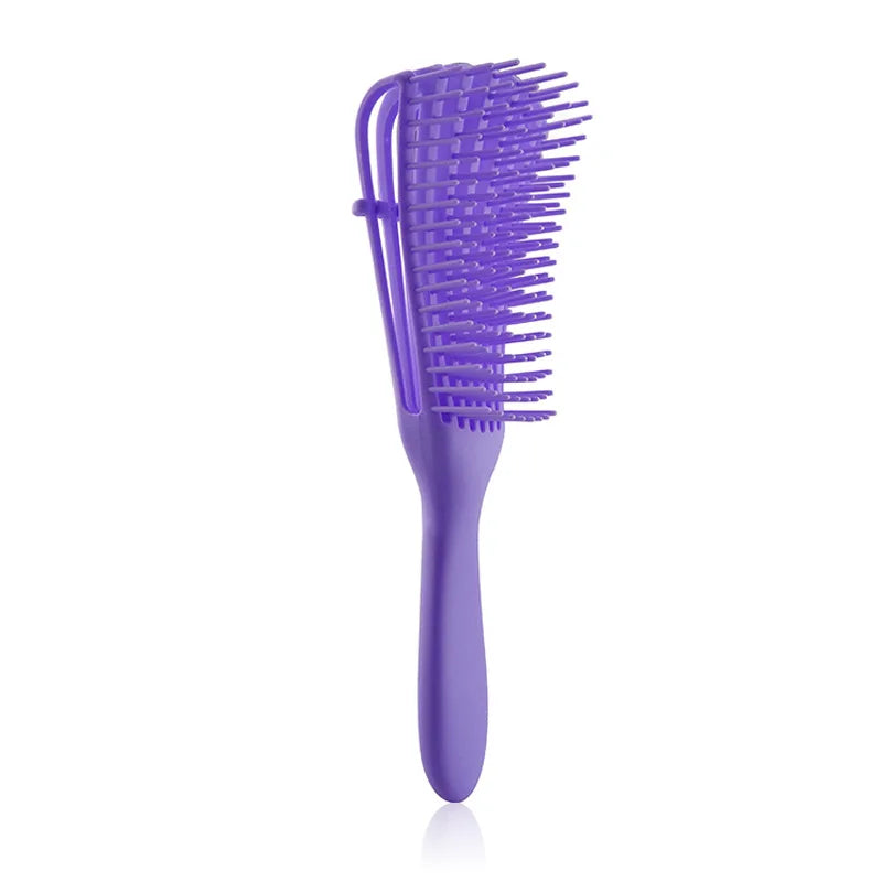 Hair Comb Detangling Brush Scalp Massage Hair Brush Detangler Brush for Curly Hair Thick Hair Octopus Hairbrush Women Men Salon Oasis Select Purple