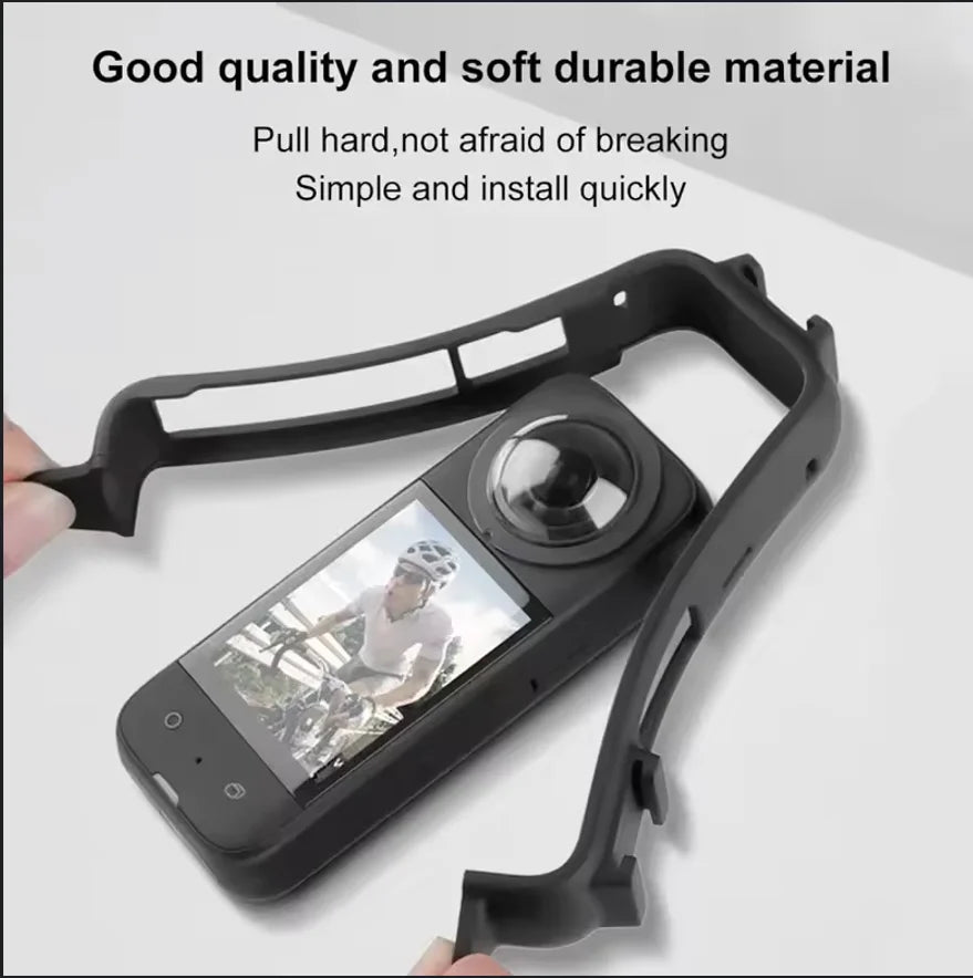 Insta360 X3 Protective Frame PC Case with Cold Shoe Mount