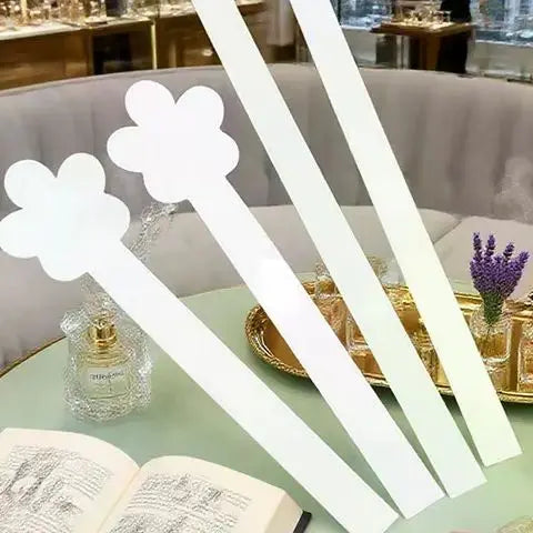 100/500Pcs Tester Strips Fragrance Disposable White Smell Paper Paper Strips Test Paper Aromatherapy Perfume Essential Oils Oasis Select