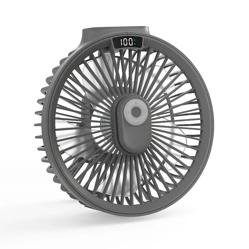 LED Ceiling & Desktop Fan – USB Rechargeable Portable Fan