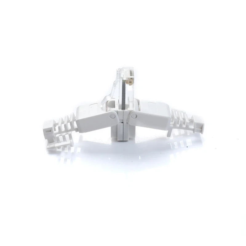 No Crimp Ethernet Cable Tool-less Crystal Head Plug CAT6 RJ45 Connector Oasis Select