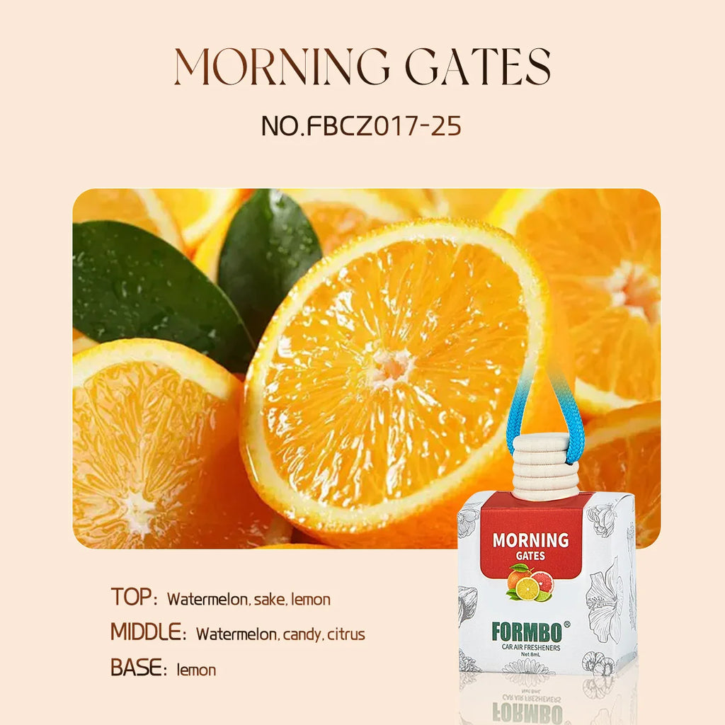Essential Oil Car Air Freshener – Long-Lasting Liquid Diffuser Car Air Freshener Oasis Select MORNING GATES