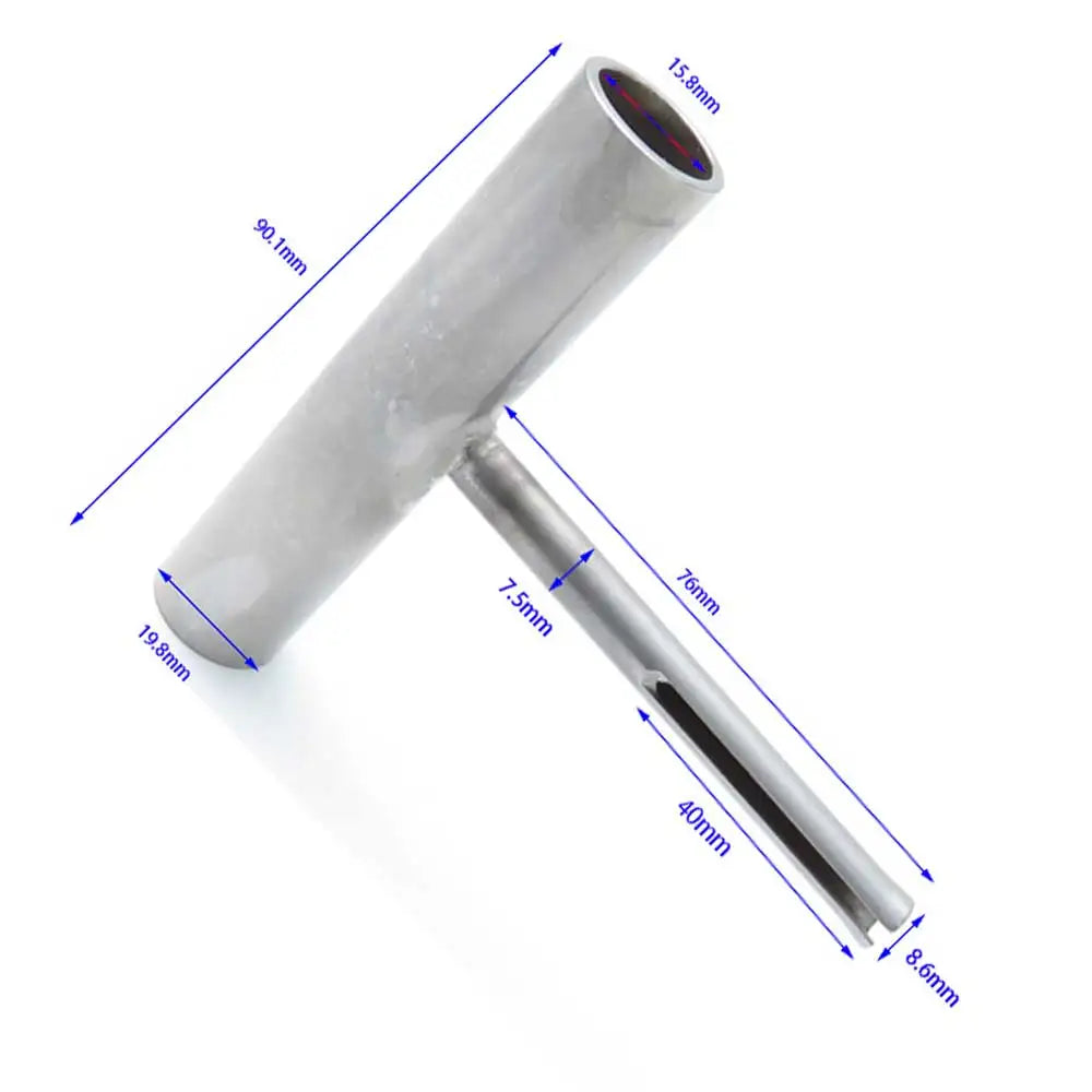 Spearfishing Band 304 Stainless Steel T-Handle Cone Installation Tool Kit for Securing Speargun Rubber Wishbone & Muzzle Oasis Select