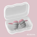 1Pair Sleeping Ear Plugs Noise Reduction Ear Protector Soft Nano Silica Gel Earplug Waterproof Tapones Para Dormir Earplugs Oasis Select Pink