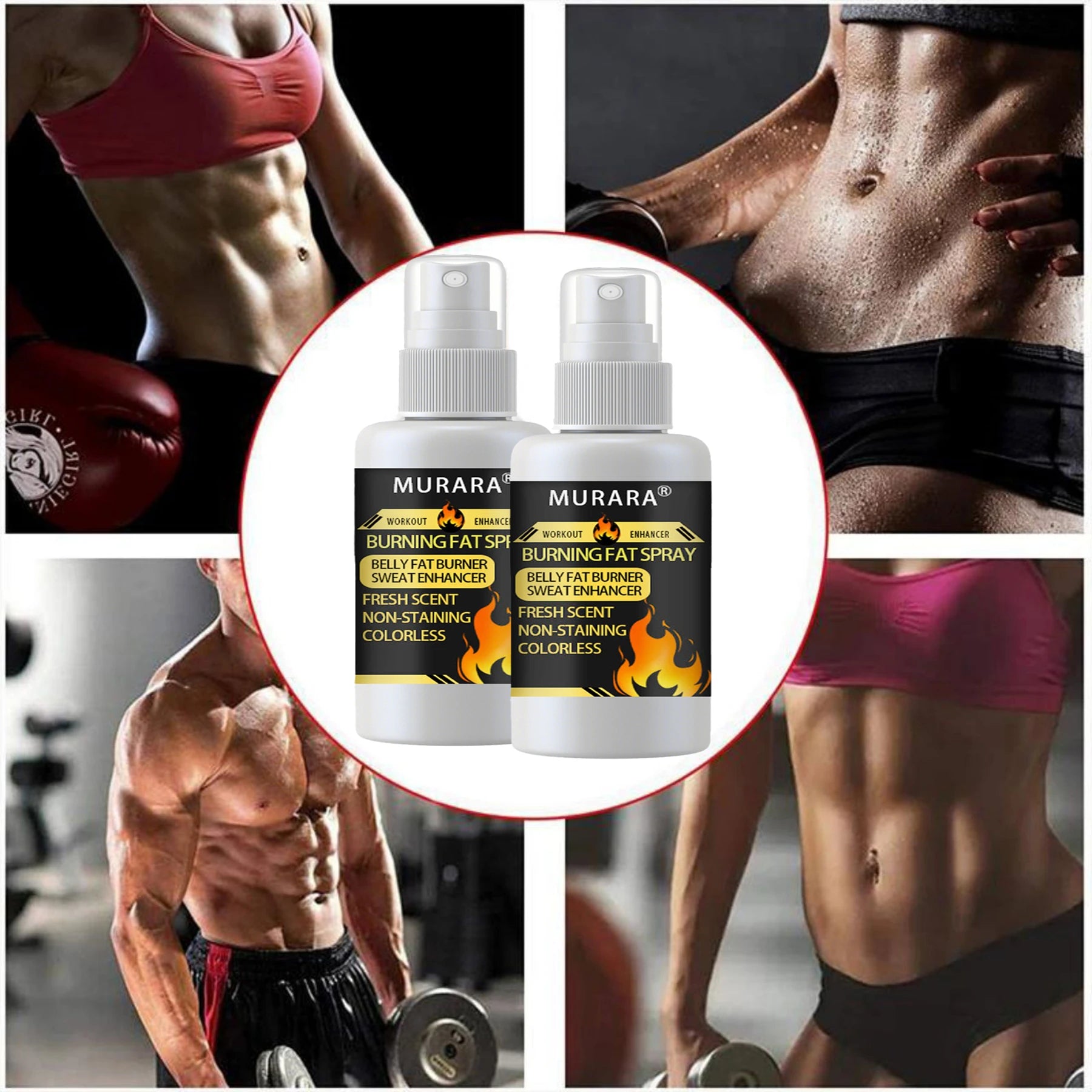 Sweat Enhancer Body Spray – Unisex Slimming Workout Mist