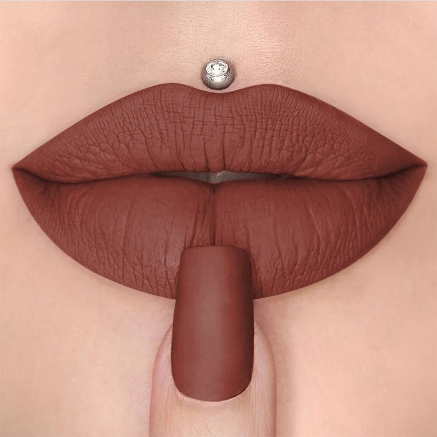 KAFURUX Matte Velvet Lipstick Pen – 15 Shades | Waterproof