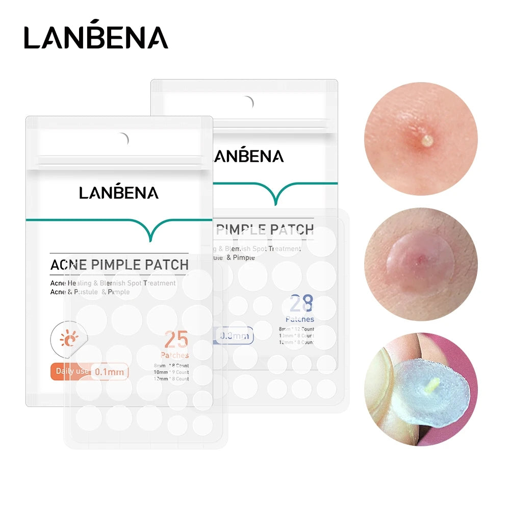 LANBENA Acne Pimple Patch Daily Use and Night Use Invisible Acne Stickers Blemish Treatment Acne Concealer Makeup Oasis Select Day and Night