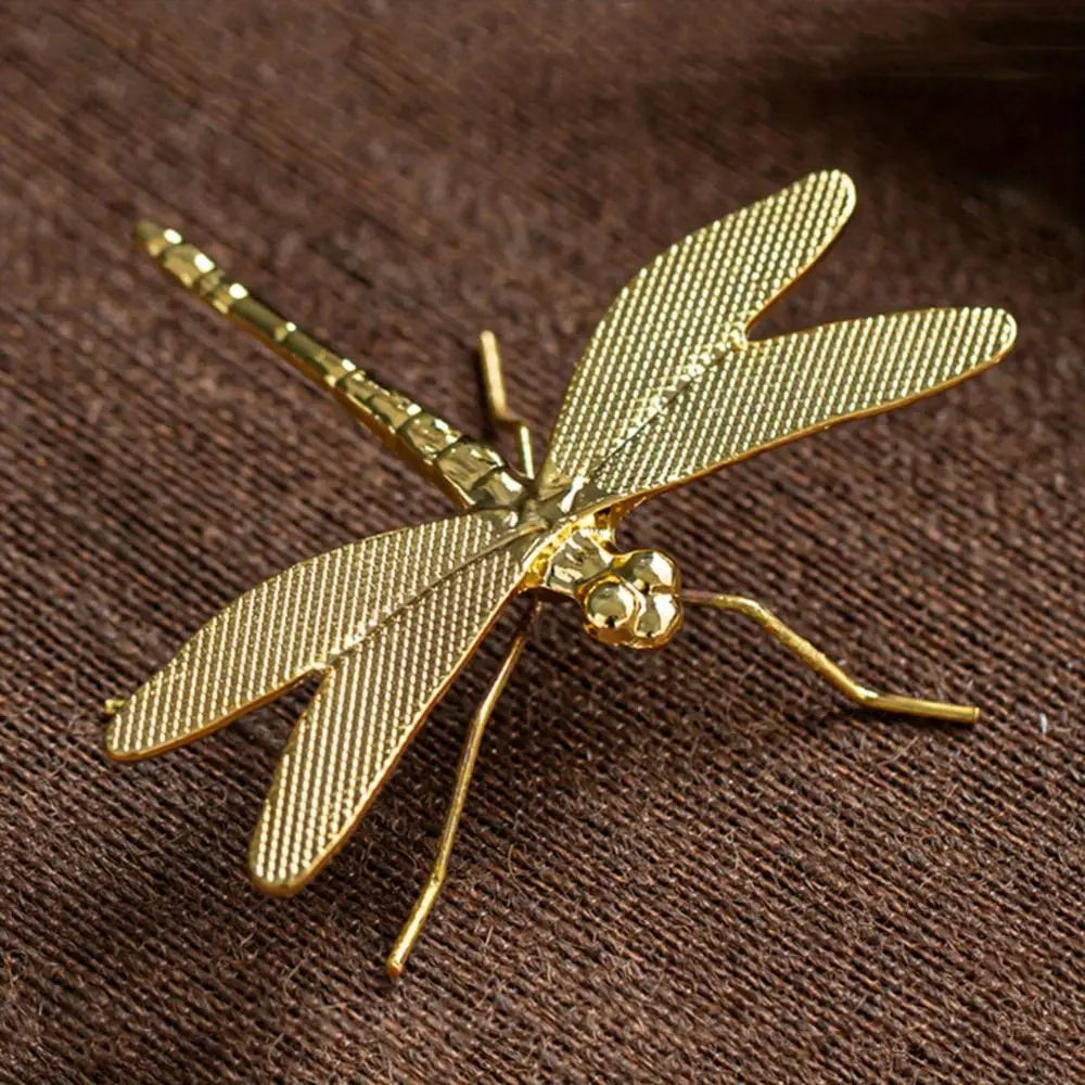 3D Dragonfly Alloy Ornament | Pen Holder & Tea Table Décor