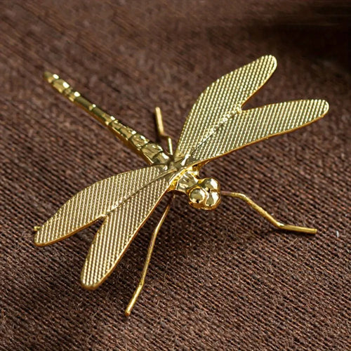 3D Dragonfly Alloy Ornament | Pen Holder & Tea Table Décor Decorative Figurine Oasis Select
