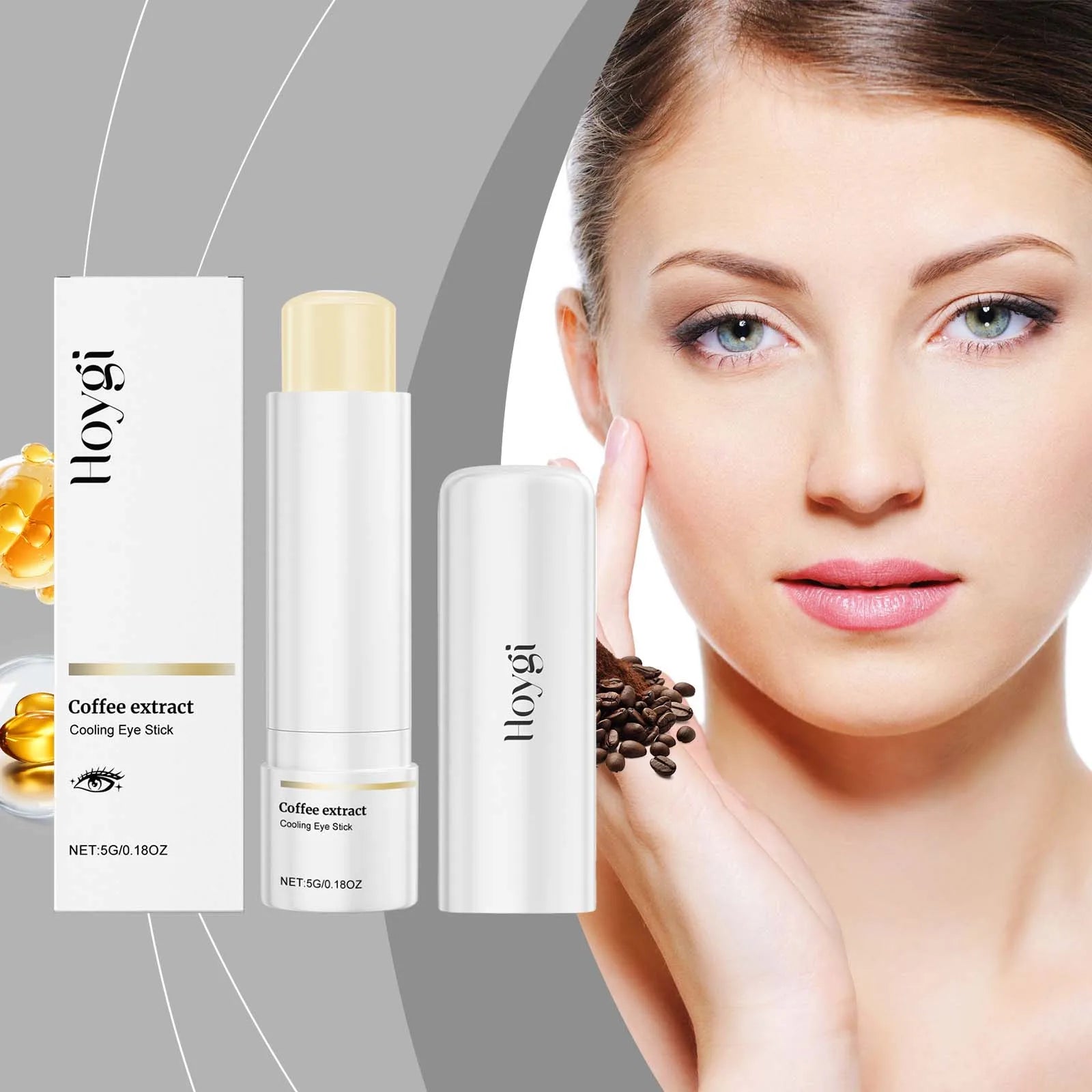Eye cream stick softens and tightens the skin, reduces wrinkles, improves eye condition, moisturizes and brightens Oasis Select