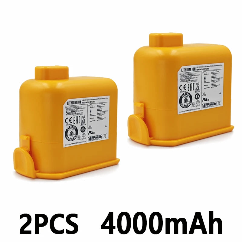 6000mAh New Battery EAC63382208 EAC63758601 for LG Cord Zero A9 Plus A9 Max A9K Pro A9M A9MASTER2X A9MULTI A9MULTI2X A9PETNBED Oasis Select LG A9-4000mAh 2PCS