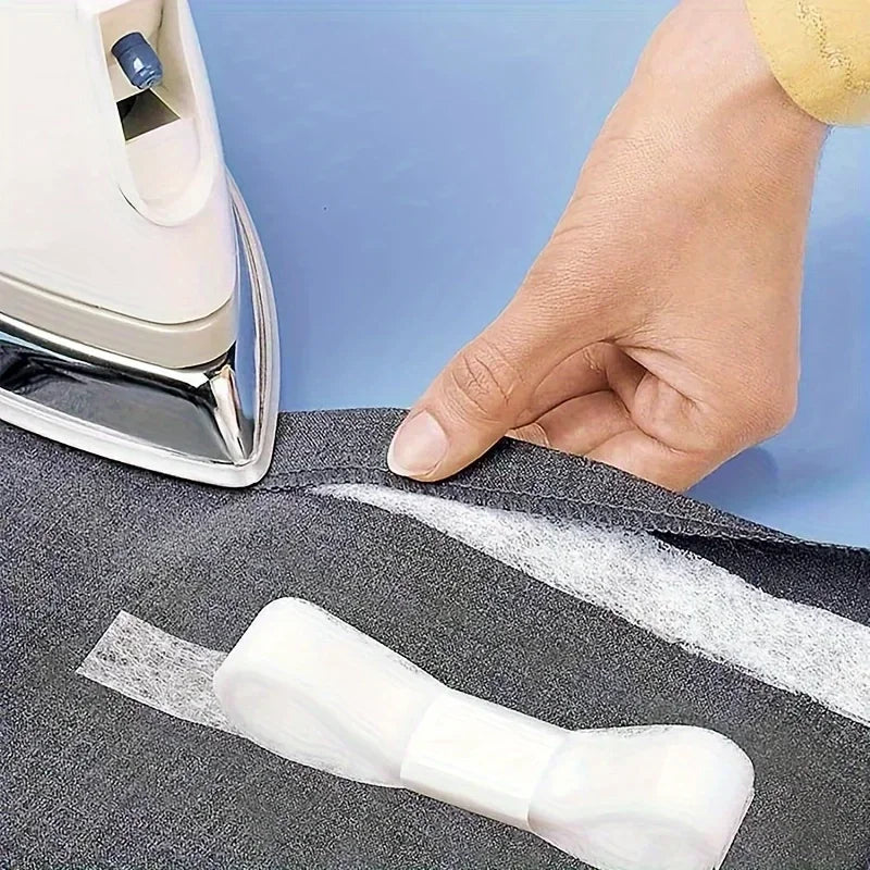 2roll Black White Double-sided Interlining Adhesive Fabric Clothes Iron On Hem Tape Interlining Web DIY Sewing Patchwork Acces Oasis Select