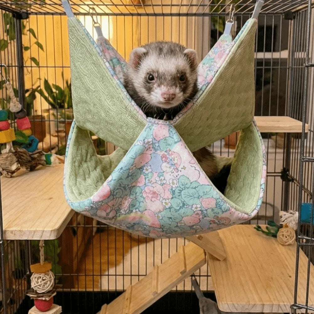 Breathable Double-Layer Hamster Hammock | Hanging Sleeping Nest