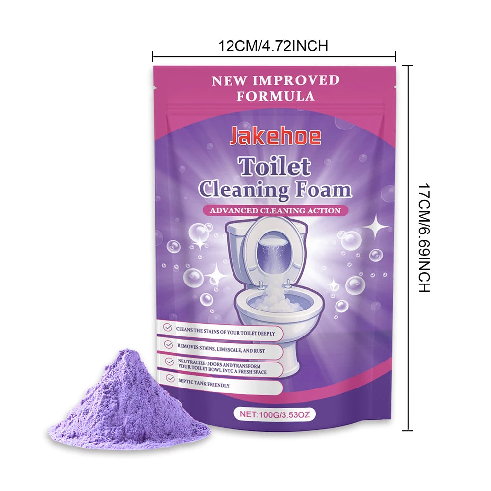 Foaming Toilet Bowl Cleaner Powder – Descaling & Odor Fresh