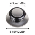 1PC Kitchen Handle Cookware Knob Cover Glass Bottom Cover Pressure Cookers Universal Pot Lid Handle Interchangeable Handles Oasis Select 1PC